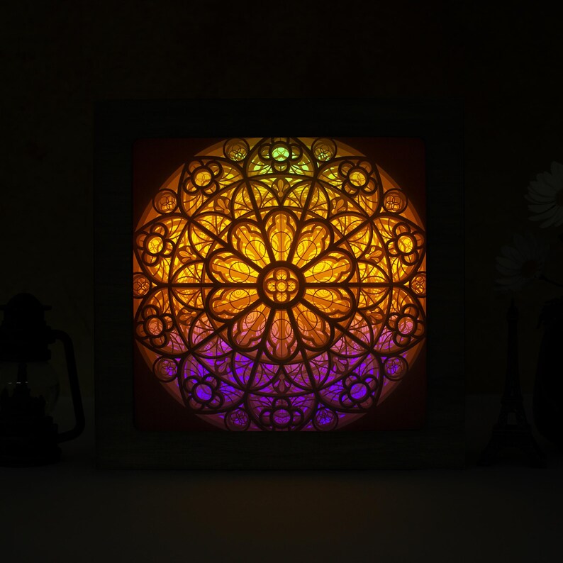 Free Free Mandala Shadow Box Cricut 845 SVG PNG EPS DXF File