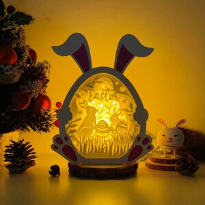 5 lanternes de Pâques SVG - lanterne de Pâques découpée en papier - lanterne en papier insecte bricolage - modèle de découpe de papier - modèle de lanterne de Pâques