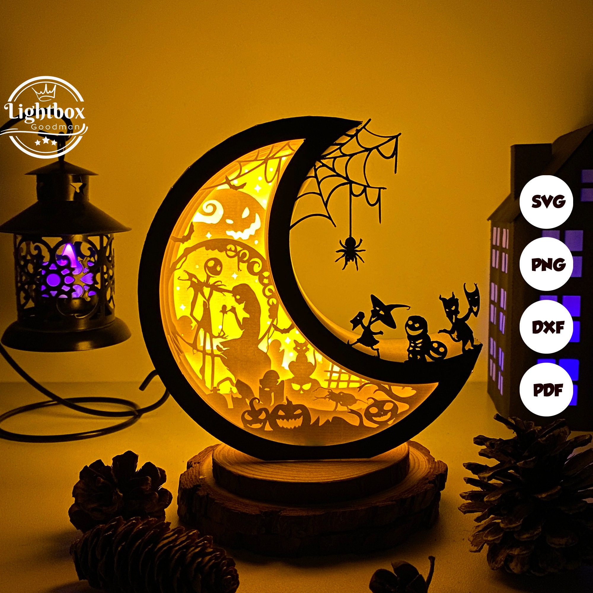nightmare-before-christmas-moon-shadow-box-svg-for-cricut-projects-diy-nightmare-before-christmas-moon-lantern-for-christmas-decoration-etsy