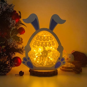 Ostern 7 Laterne SVG - Osterlaterne Papierschnitt - DIY Insekt Papierlaterne - Papierschnitt Vorlage - Osterlaterne Vorlage