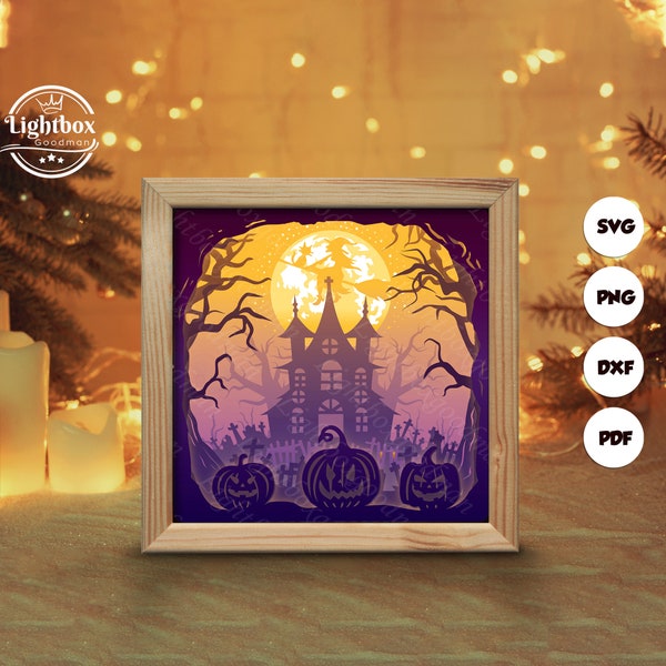 Pumpkins Shadow Box Files, Paper Cut Light Box Template Files, Shadow Box Paper Cut, 3D Papercut Light Box SVG File DIY, Cutting Cricut Pumpkins Shadow Box Files, Paper Cut Light Box Template Files, Shadow Box Paper Cut, 3D Papercut Light Box SVG File DIY, Cutting Cricut