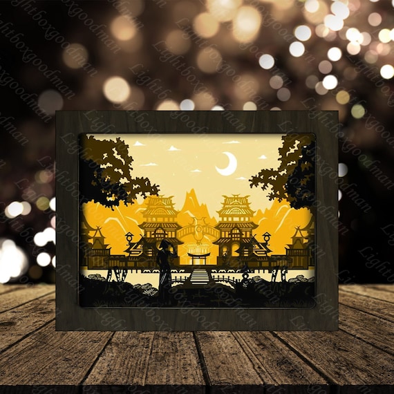 Visual Arts Shadow Box Hue Vietnam Paper Cut Light Box Template Files ...