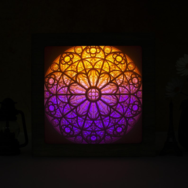 Download Mandala 1 Shadow box svg Paper cut light box template ...
