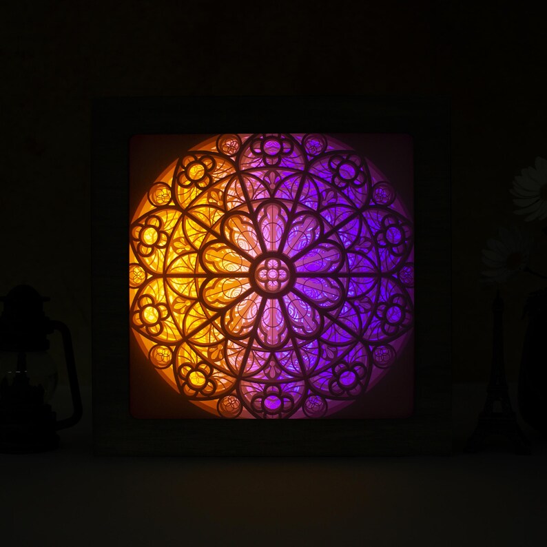 Free Free Cricut Mandala Shadow Box 227 SVG PNG EPS DXF File