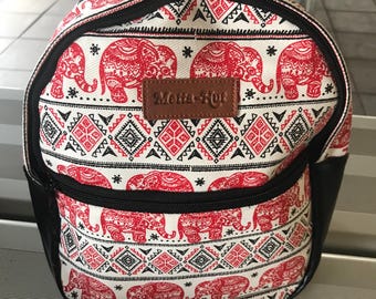 Discontinued line. Small canvas Elephant Backpacks