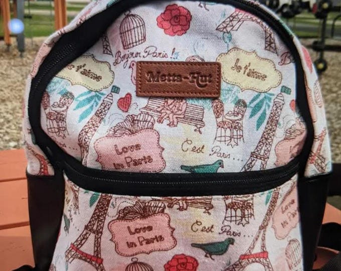 Discontinued Line..Colourful small canvas backpacks