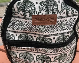 Discontinued line. Small canvas Elephant Backpacks