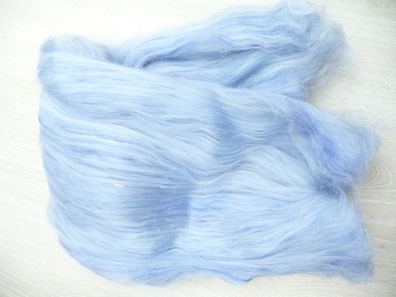Blue wool 12g and 15g wool roving sky blue merino wool Etsy