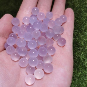 20 Chalcedony Beads, Lilac Chalcedony  Jewelry Making Accessory, Wholesale, Natural Chalcedony, Purple Chalcedony  , DIY Material