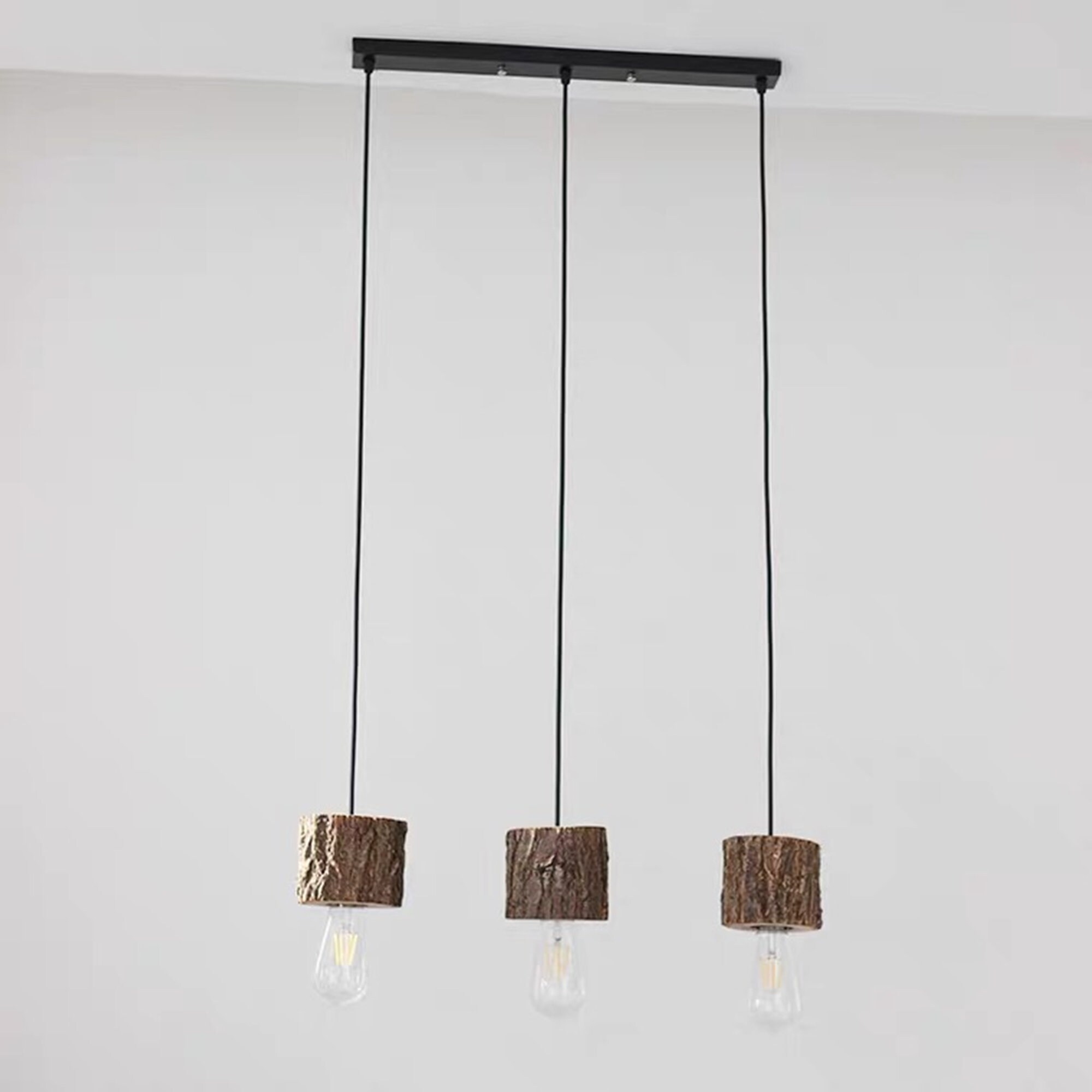 Wood LED Pendant Lamp Wood Pendant Light 4W Pendant Light Etsy