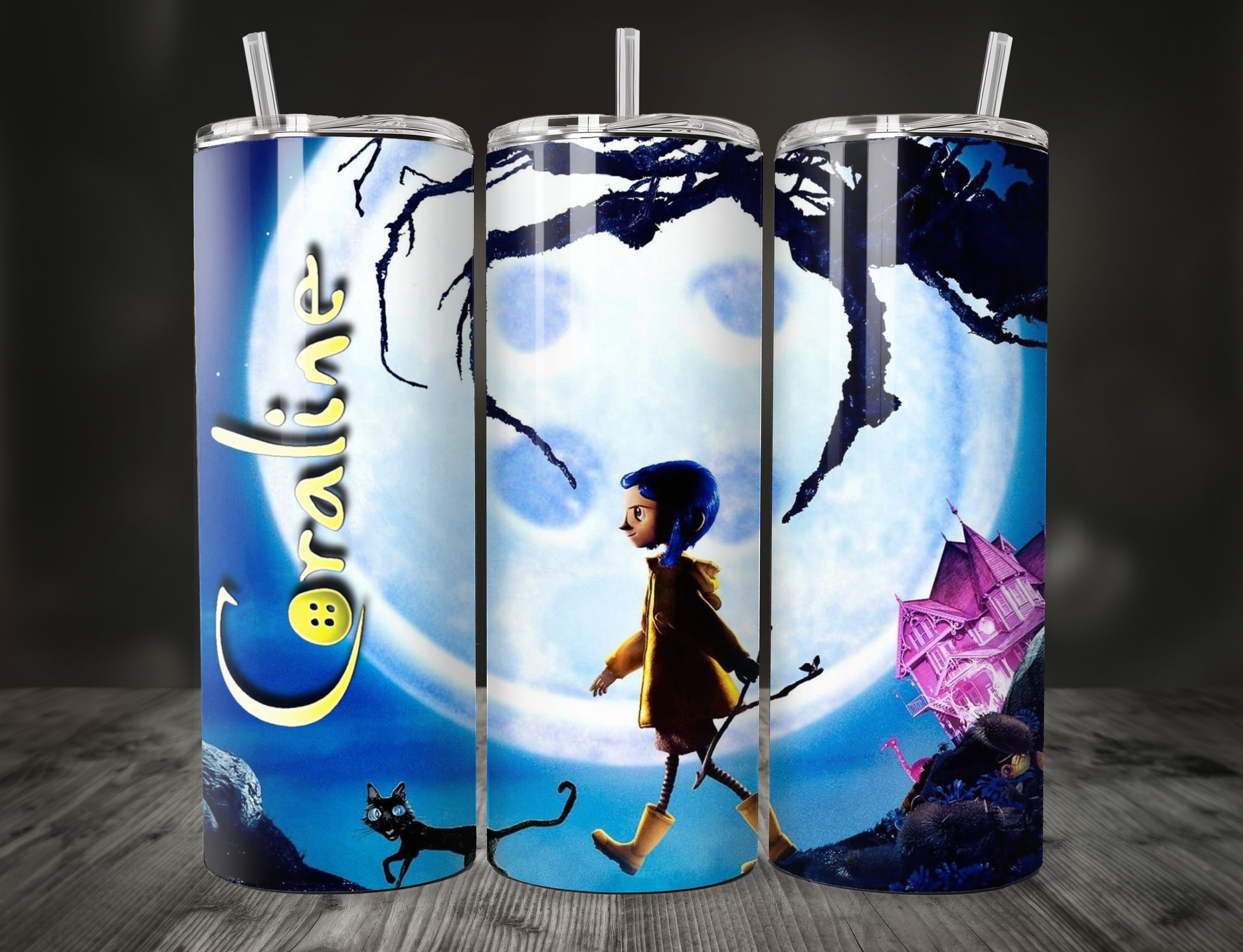 Button Eye Coraline Cake Topper 