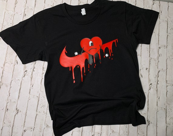 Red bad sales t shirt