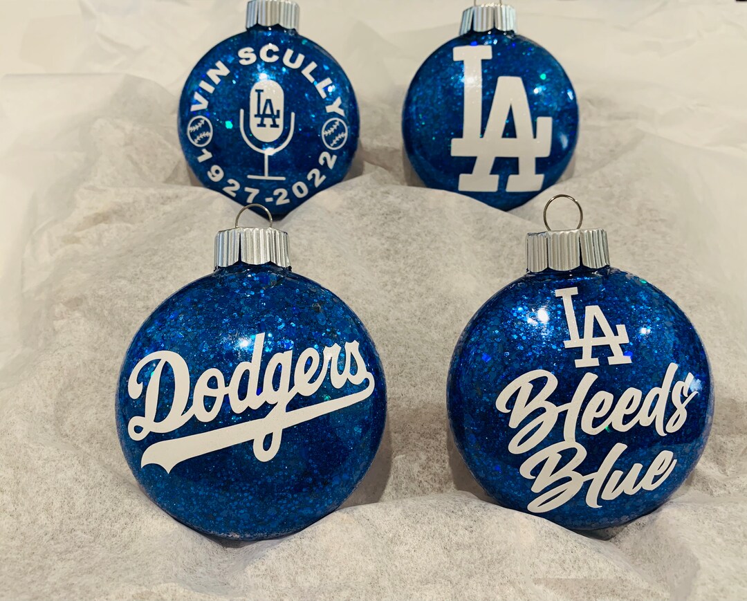 Dodgers, Ornaments , Flat Disc, Acrylic Ornament, Car Charm, Christmas