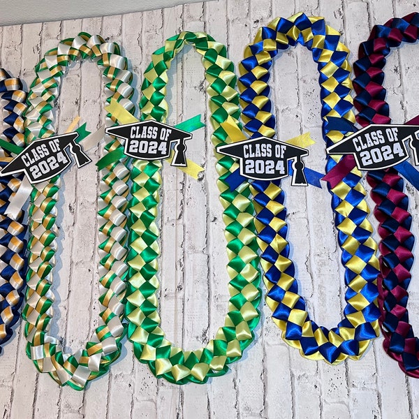 Grad Lei , special price , graduation , custom lei , Lei with grad cap