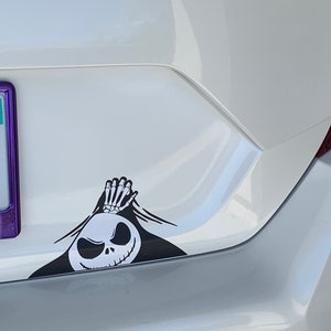 Jack skellington, Ooogie boogie , nightmare before christmas, car decal, window decal, halloween, halloweentown, vinyl, permanent, jack