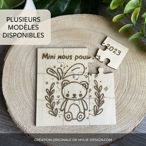 Annonce grossesse puzzle - Annonce grossesse originale