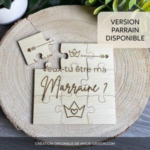 Puzzle - Demande parrain, marraine - Couronne
