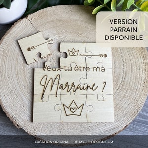 Puzzle Marraine Veux-tu être Ma Marraine Damour Pour Toute La Vie -   Finland