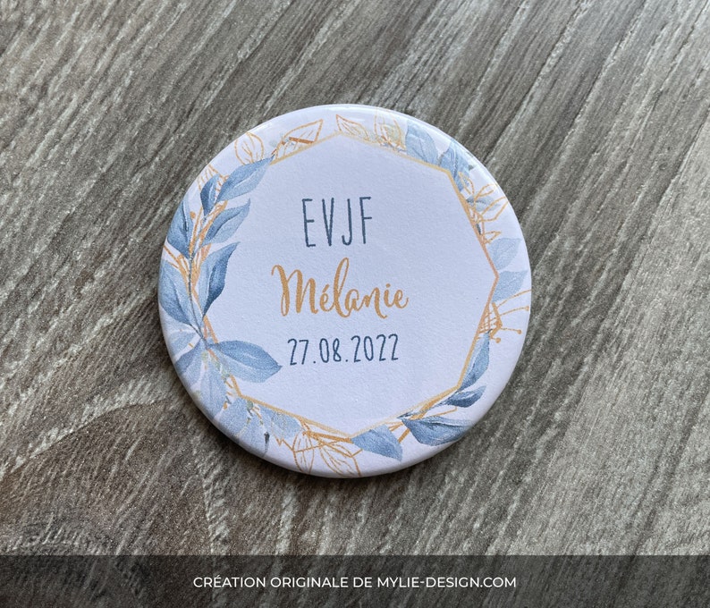 Badges personnalisables EVJF Mariage image 3