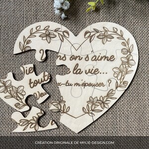 Puzzle demande en mariage Demande mariage originale image 3