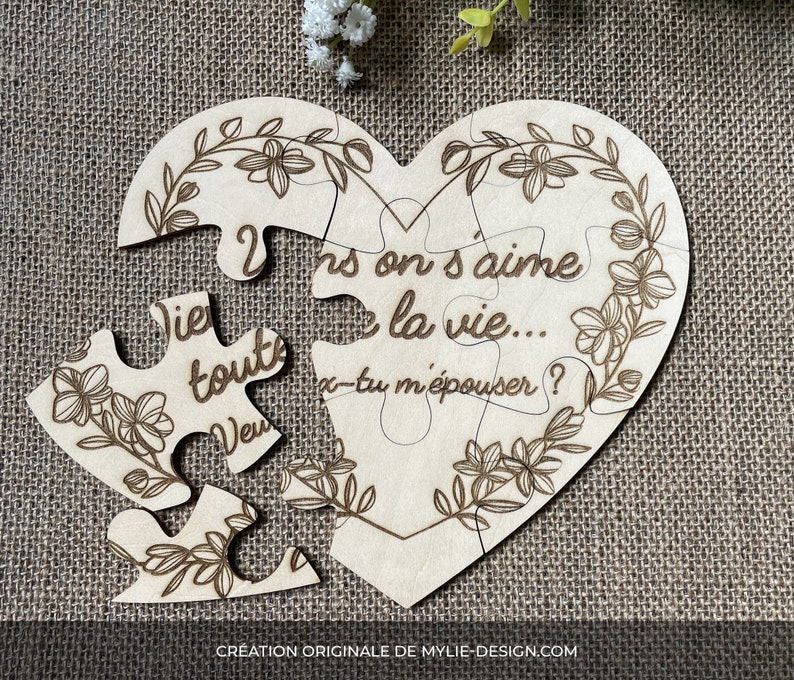 Puzzle demande en mariage Demande mariage originale image 3