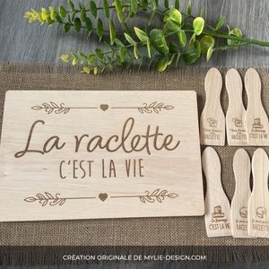 planche raclette et spatules