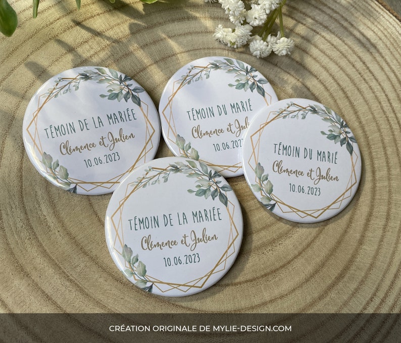 Customizable badges Country Wedding image 8