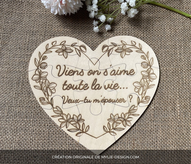 Puzzle demande en mariage Demande mariage originale image 1