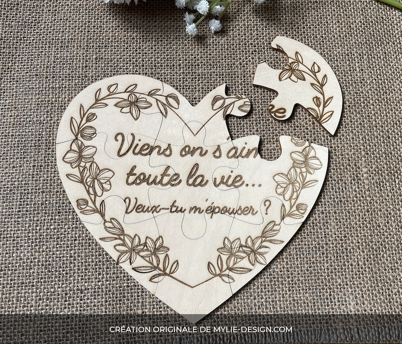 Puzzle demande en mariage Demande mariage originale image 2