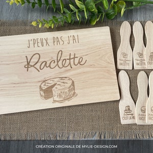 plateau raclette et spatules