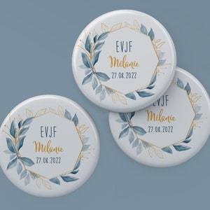 Badges personnalisables EVJF Mariage image 1