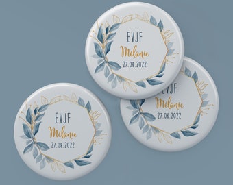 Badges personnalisables - EVJF - Mariage