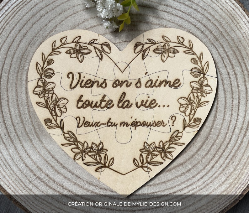 Puzzle demande en mariage Demande mariage originale image 6