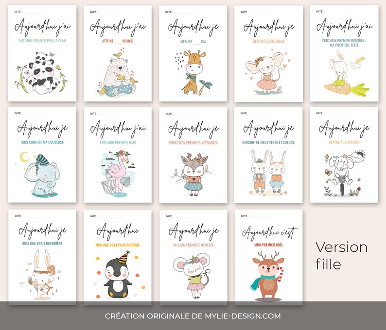 Cartes étapes - Spécial bébé prématuré image 2