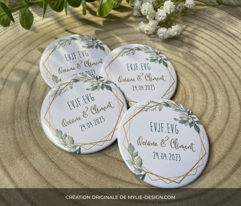 Customizable badges Country Wedding image 5