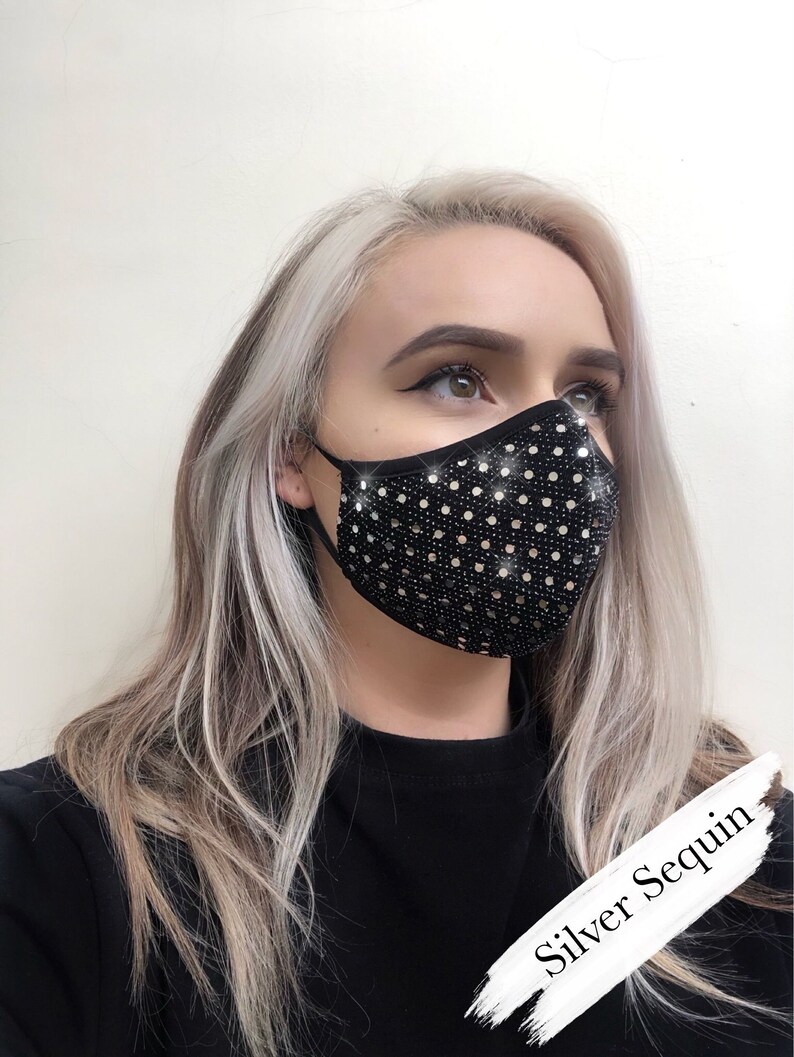 LUX TRIPLE LAYER Face Mask. Adjustable Luxury Face Mask. Sewn Etsy UK