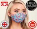 TRIPLE LAYER Face Mask, Filtered Face Mask, Cloth Fabric Face Mask, Adjustable + Nose Wire Face Mask. Washable Face Mask. Reusable Face Mask 