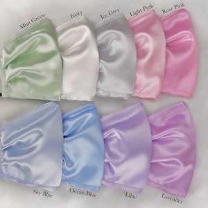 UK MADE Silk Face Mask Same Day Dispatch Free Delivery Free Mask Offer Ultra Soft Silk Satin Face Mask Nose WireAdjustable Face Mask image 2