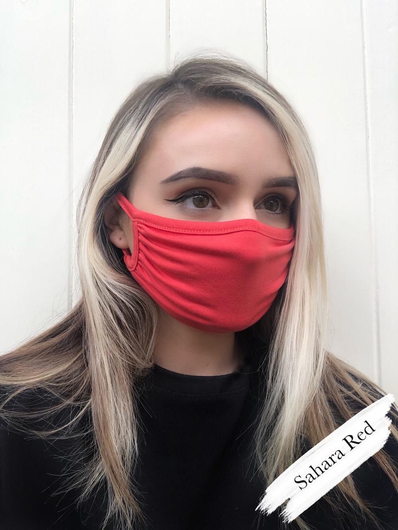 ULTRA SOFT Double Layer Face Mask. Breathable Mask. Washable Face Mask. Soft Stretchy Face Mask. Bestseller Face Mask Made in UK Face Mask. SaharaRedDoubleLayer