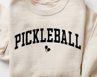 Regalo para Pickleballers, linda sudadera universitaria de Pickleball, regalo para Pickleballers, regalos de Pickleball para mujeres y hombres, camisetas de Pickleball