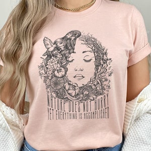 Nature Does Not Hurry Yet Everything Is Accomplished, Lao Tzu Shirt, Tao Te Ching T-Shirt, Meditation Tee, Perfect Yoga Teacher Gift