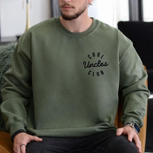 Cool Uncles Club Sweatshirt, Cool Uncles Sweater for New Uncle, Pregnancy Announcement Gift for Uncle, Funny Gift for Uncle to Be