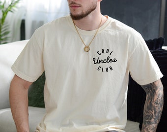 Comfort Colors® Cool Uncles Club Shirt, Cool Uncles Shirt for New Uncle, Pregnancy Announcement Gift for Uncle, Funny Gift for Uncle to Be