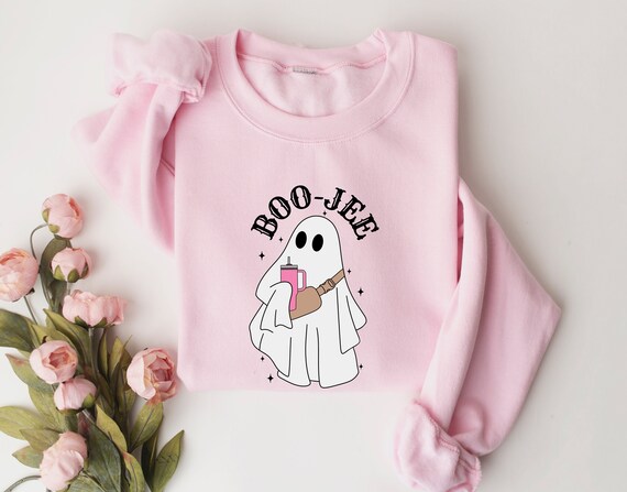 Halloween Ghost Sweater, Boo Jee Sweatshirt, Boo Hoodie, Spooky Ghost Vibes, Spooky Season Ghost Sweaters, Spooky Shirt, Halloween Gifts