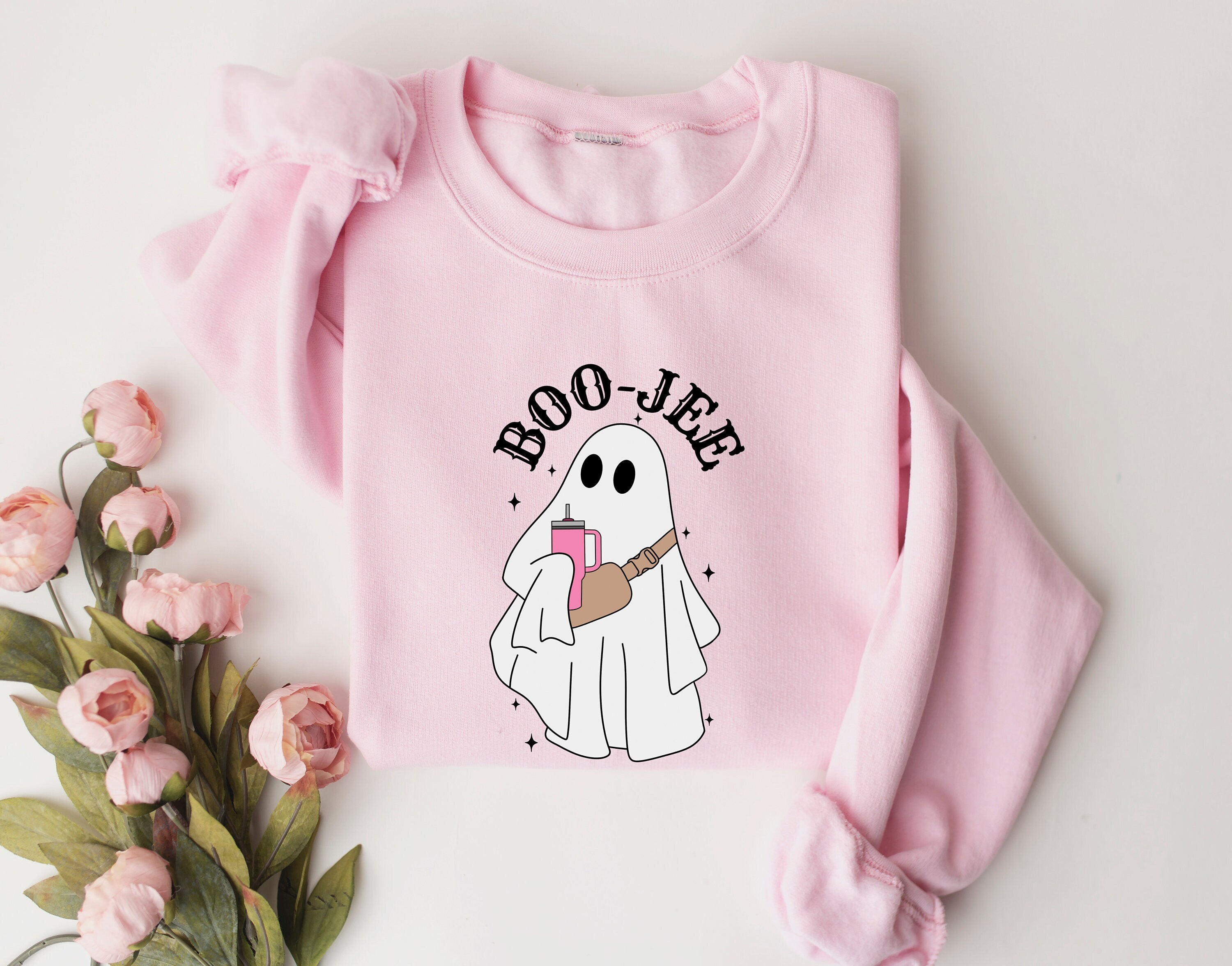 Halloween Ghost Sweater, Boo Jee Sweatshirt, Boo Hoodie, Spooky Ghost Vibes, Spooky Season Ghost Sweaters, Spooky Shirt, Halloween Gifts