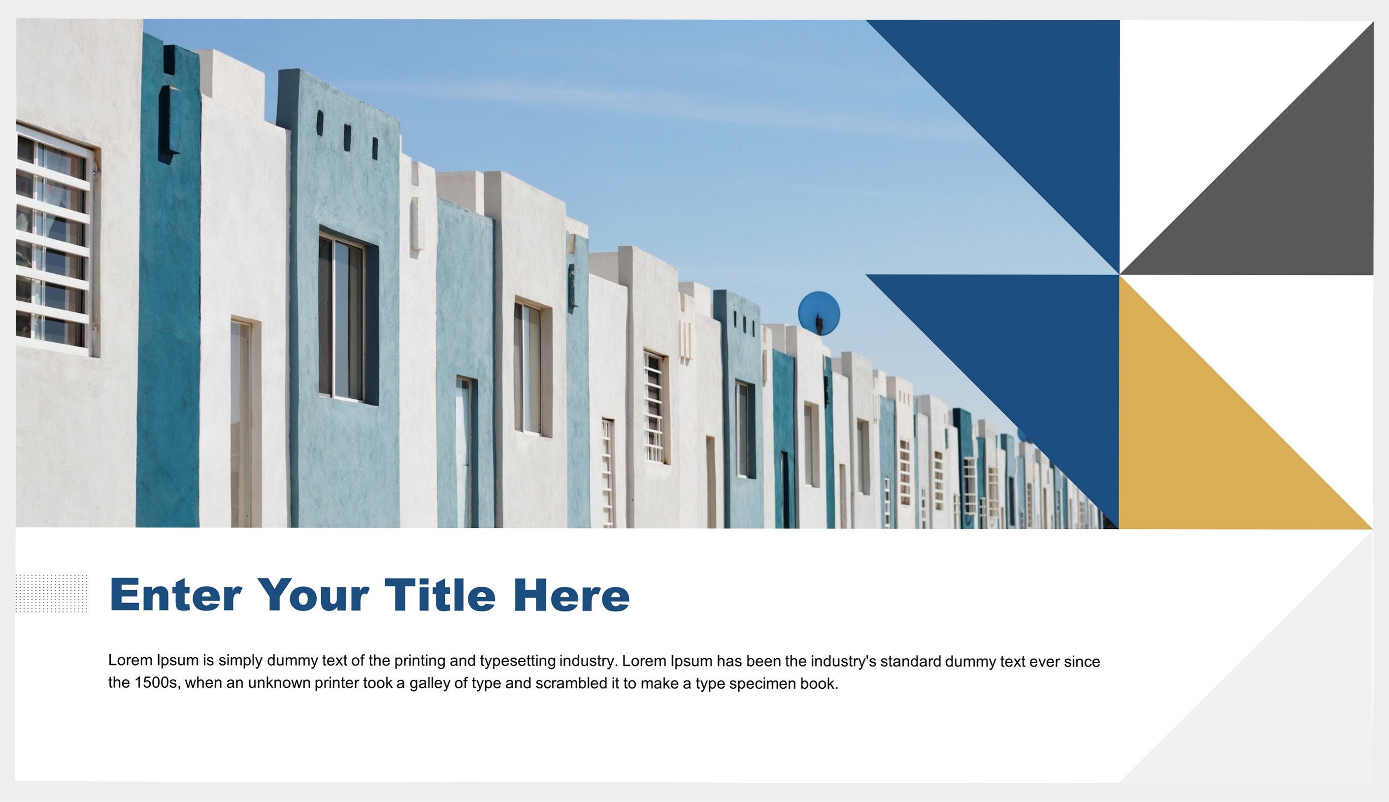 Triangular Design Powerpoint Presentation Template, Business Pitch Deck ...