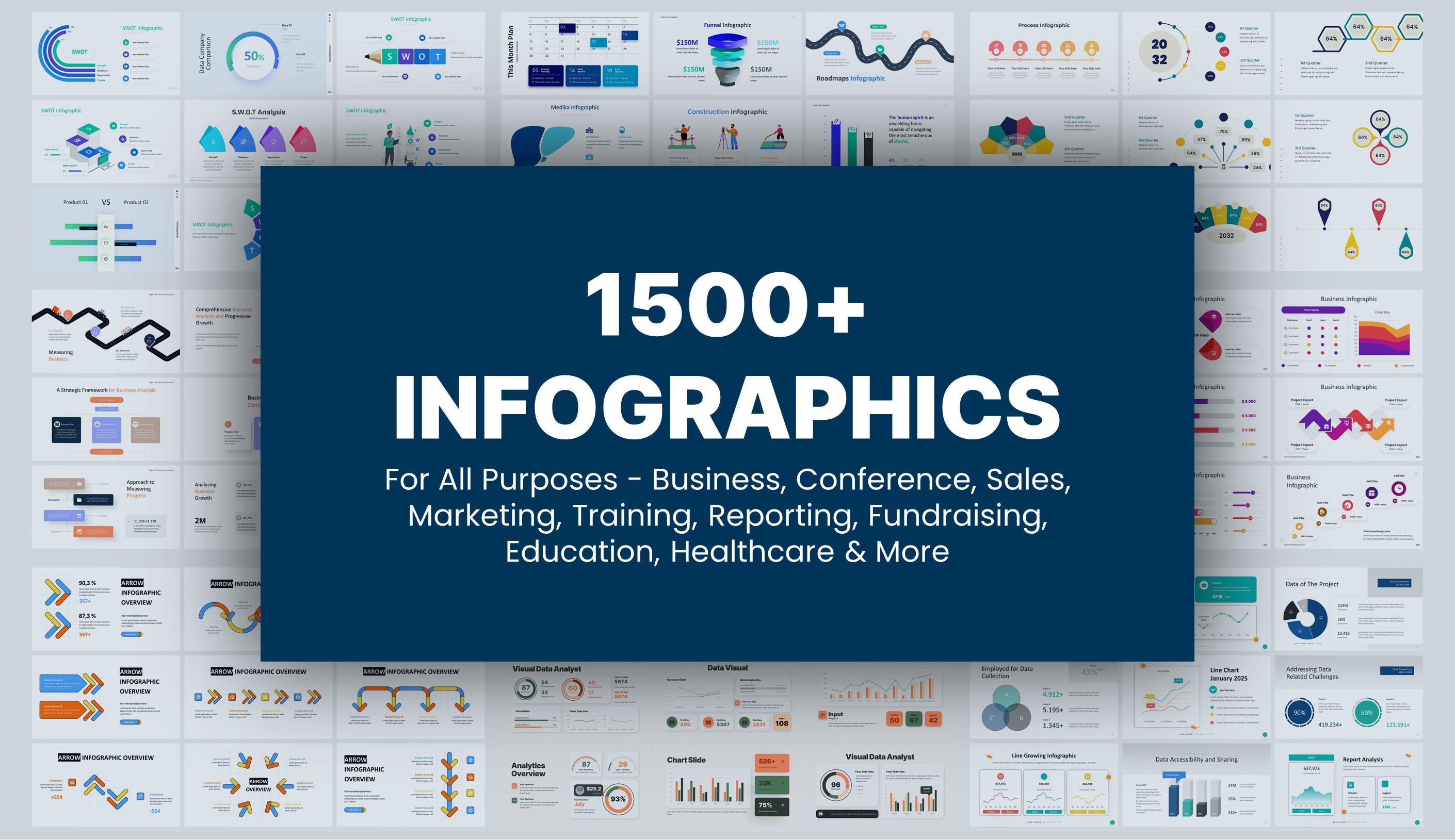 Infographics Template, 1500+ Infographics, Powerpoint Infographics ...
