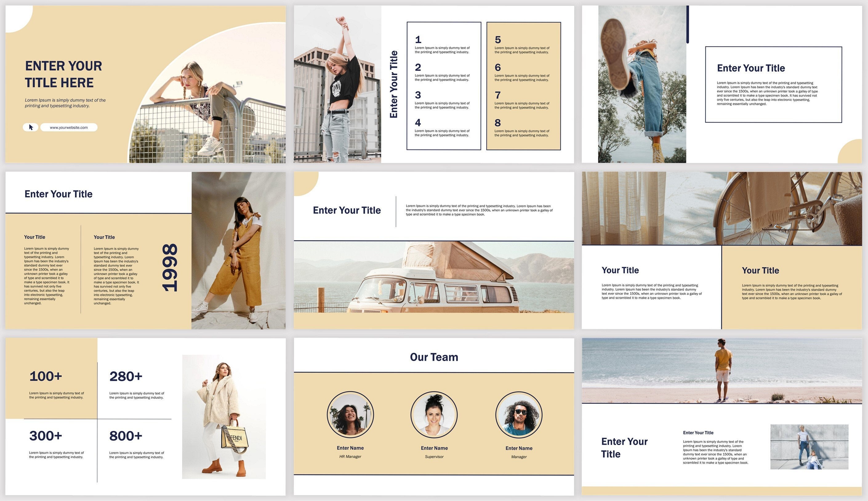 Minimal and Modern Powerpoint Template, Easily Editable Powerpoint ...