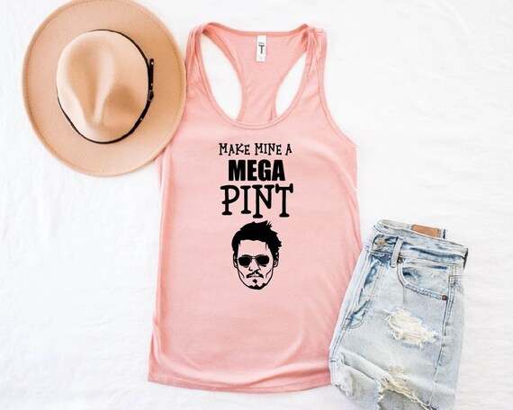 Make a Mega Pint Johnny Depp Shirt Home of the Mega Pint - Etsy