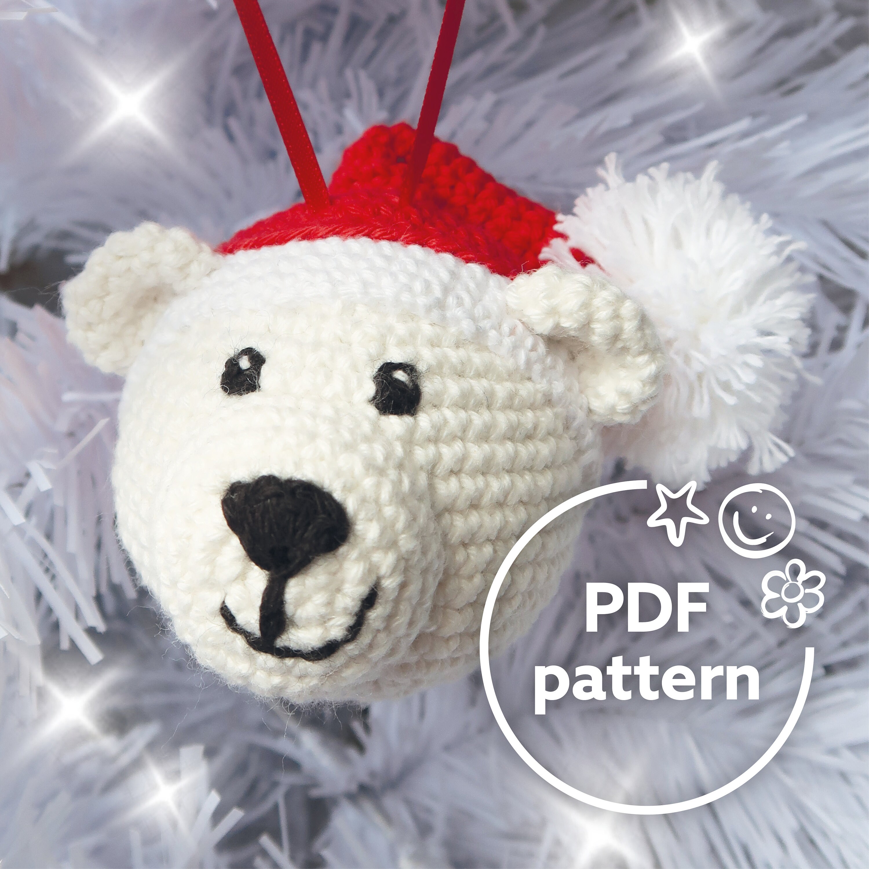 Polar Bear Tree Decorations Bundle Amigurumi Penguin Reindeer Animal Bauble Crochet Pattern Festive Crochet Bauble Pattern Polar Bear Tree Decorations Bundle Amigurumi Penguin Reindeer Animal Bauble Crochet Pattern Festive Crochet Bauble Pattern